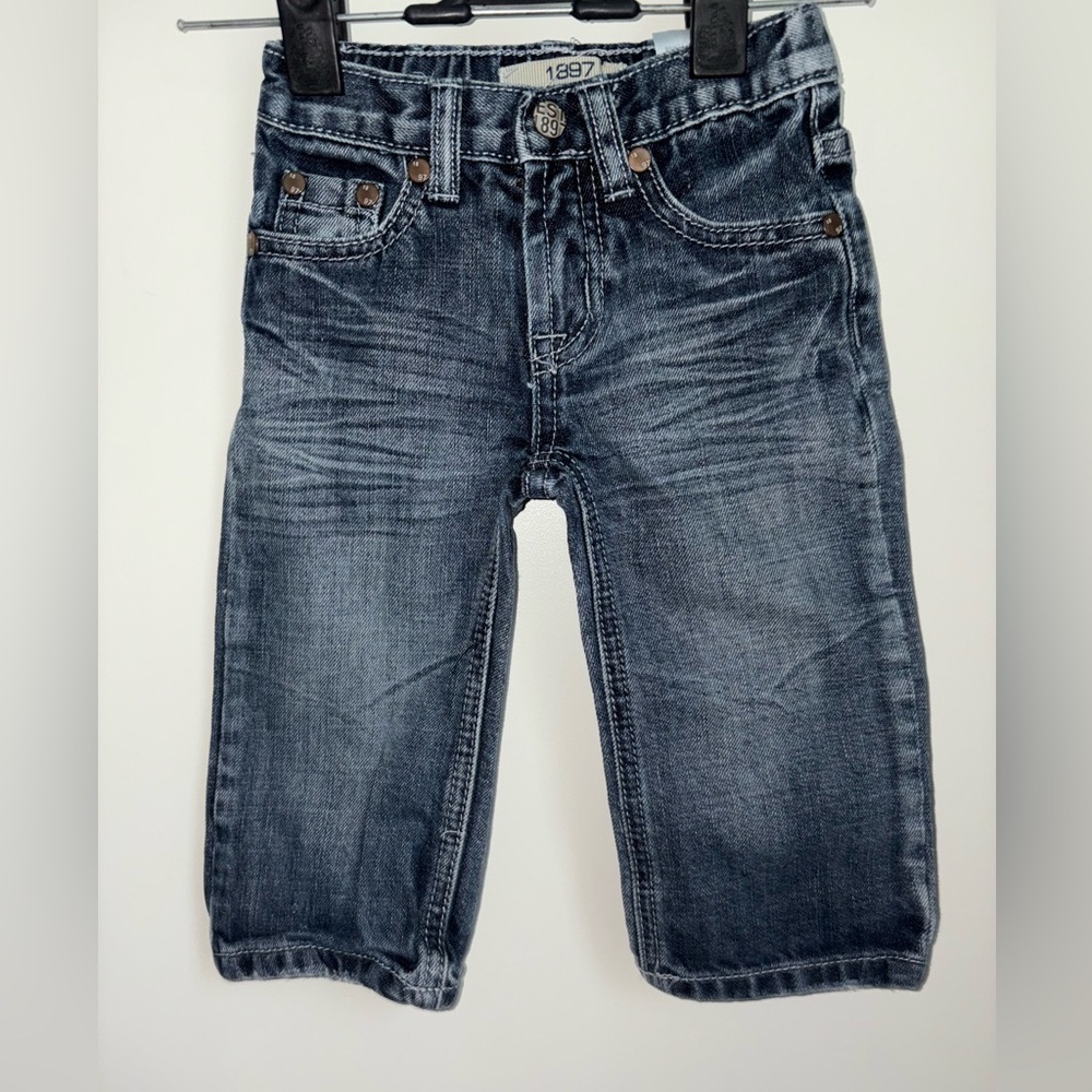 1897 straight leg jeans infant boy's 12-18 Mo EUC LN